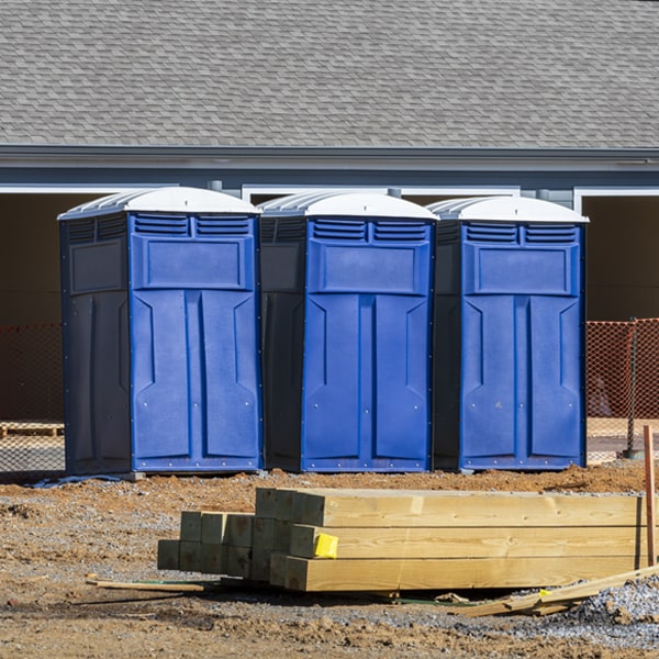 are there any restrictions on where i can place the portable restrooms during my rental period in Rocky Point Montana